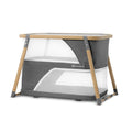 Kinderkraft Culla da Viaggio 4 in 1 SOFI, Culle per Bambini, Lettino, Lettino da Affiancare al Letto, Lettino da Viaggio con Accessori, con Funzione Box, Design Moderno, Dimensioni Ridotte da Piegato, Grigio