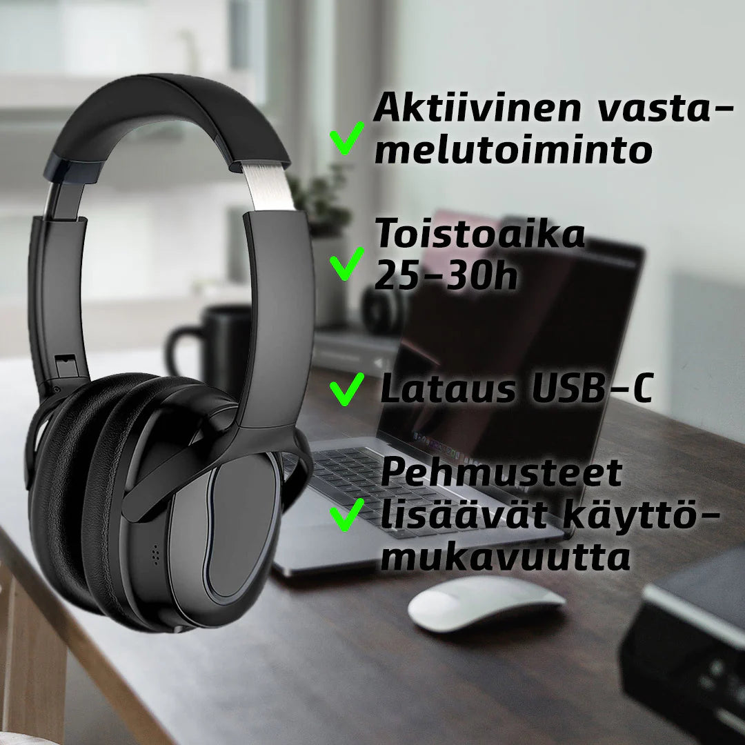 Kuura Bass Pro Bluetooth ANC Kopfhrer