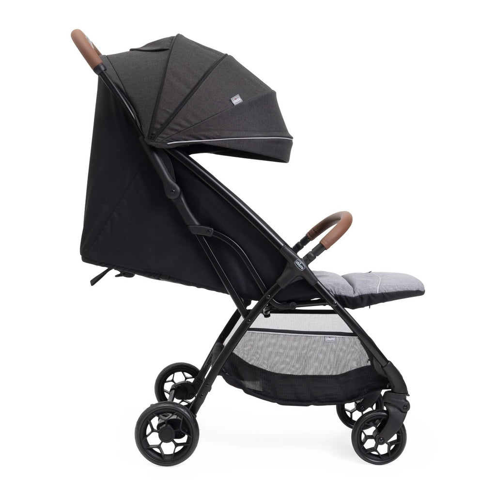 Chicco, Glee, Kinderwagen ab 0 Monate bis 4 Jahre, mit Automatik- und Kompaktverschluss, Ausziehbares Verdeck mit Lichtschutzfaktor 50+ und Regenschutz, 3-stufig verstellbare Rückenlehne, Beinauflage