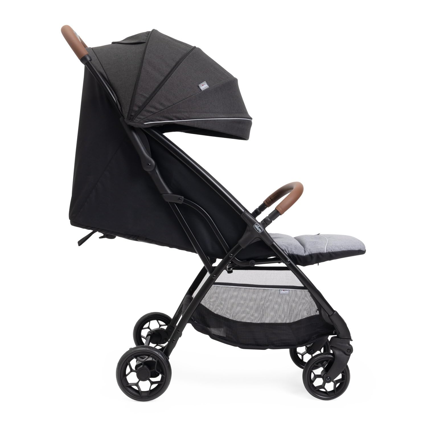 Chicco, Glee, Kinderwagen ab 0 Monate bis 4 Jahre, mit Automatik- und Kompaktverschluss, Ausziehbares Verdeck mit Lichtschutzfaktor 50+ und Regenschutz, 3-stufig verstellbare Rückenlehne, Beinauflage
