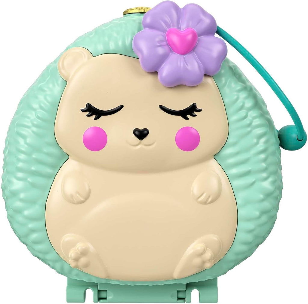 Polly Pocket GTN15 - Valigetta Caffetteria Riccio con Design Caffè e Animali, Mini Bambola Polly e HCG16 - Acquario Lontre, Tema Acquario con Micro Bambole Polly e Nicolas, 5 Sorprese e 12 Accessori
