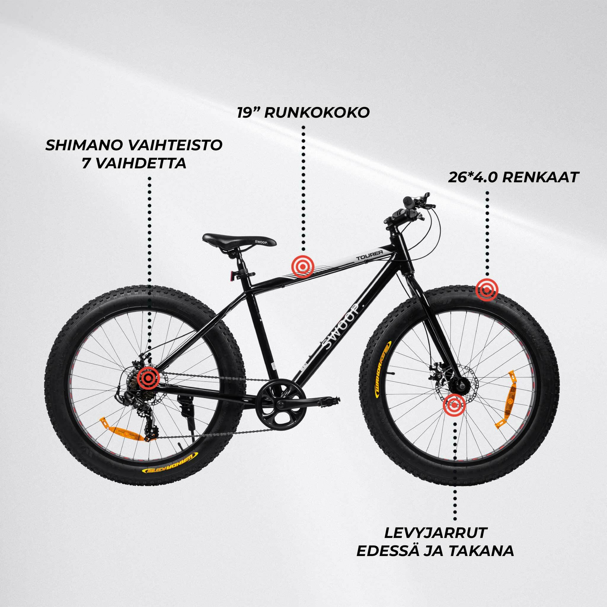 Swoop Fatbike 26 Tourer