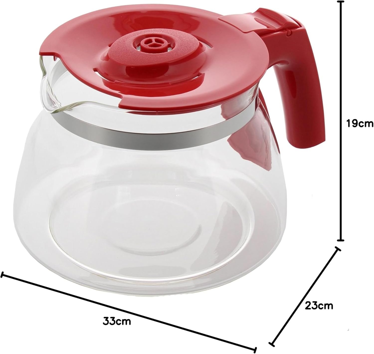 Melitta Enjoy - Macchina da caffè con filtro - con caraffa termica - sistema antigoccia - 8 tazze - bianco (1017-05)