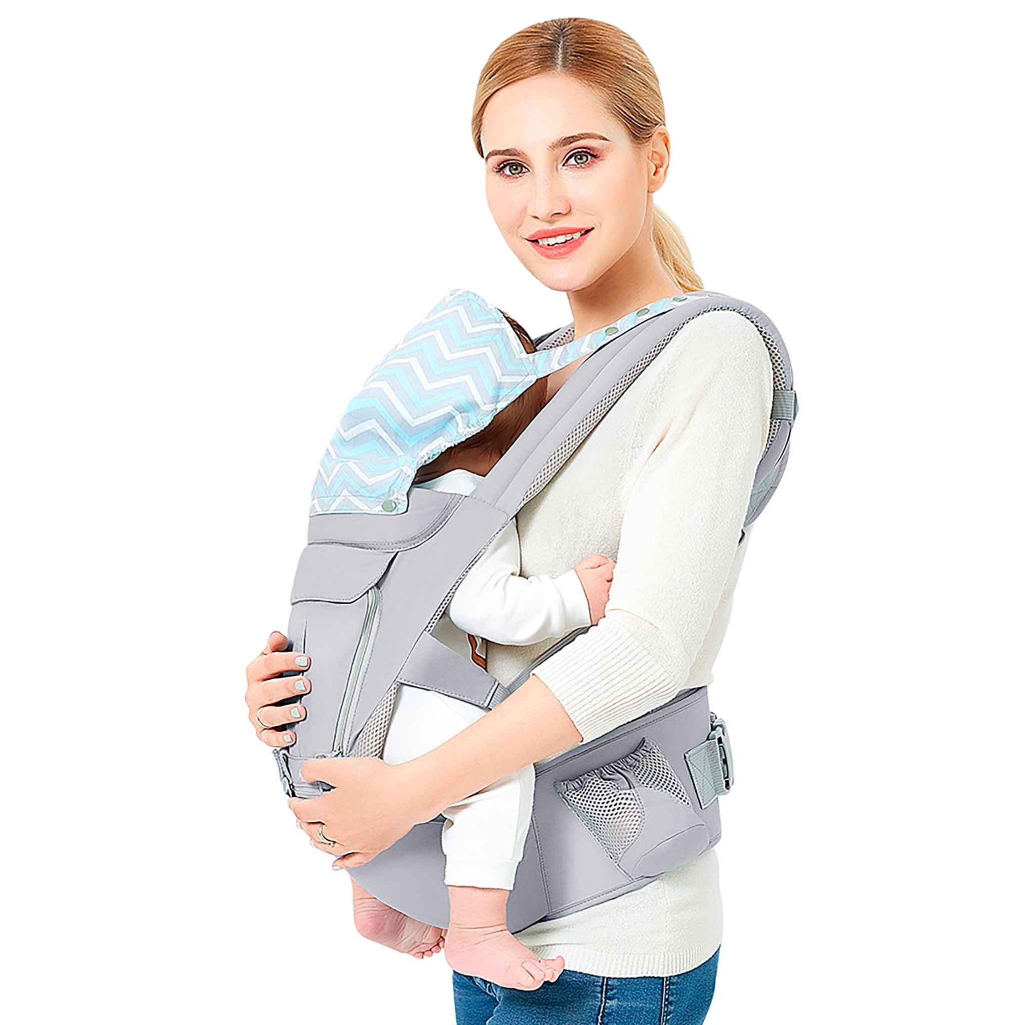 Kikid Babytrage Deluxe, Grau