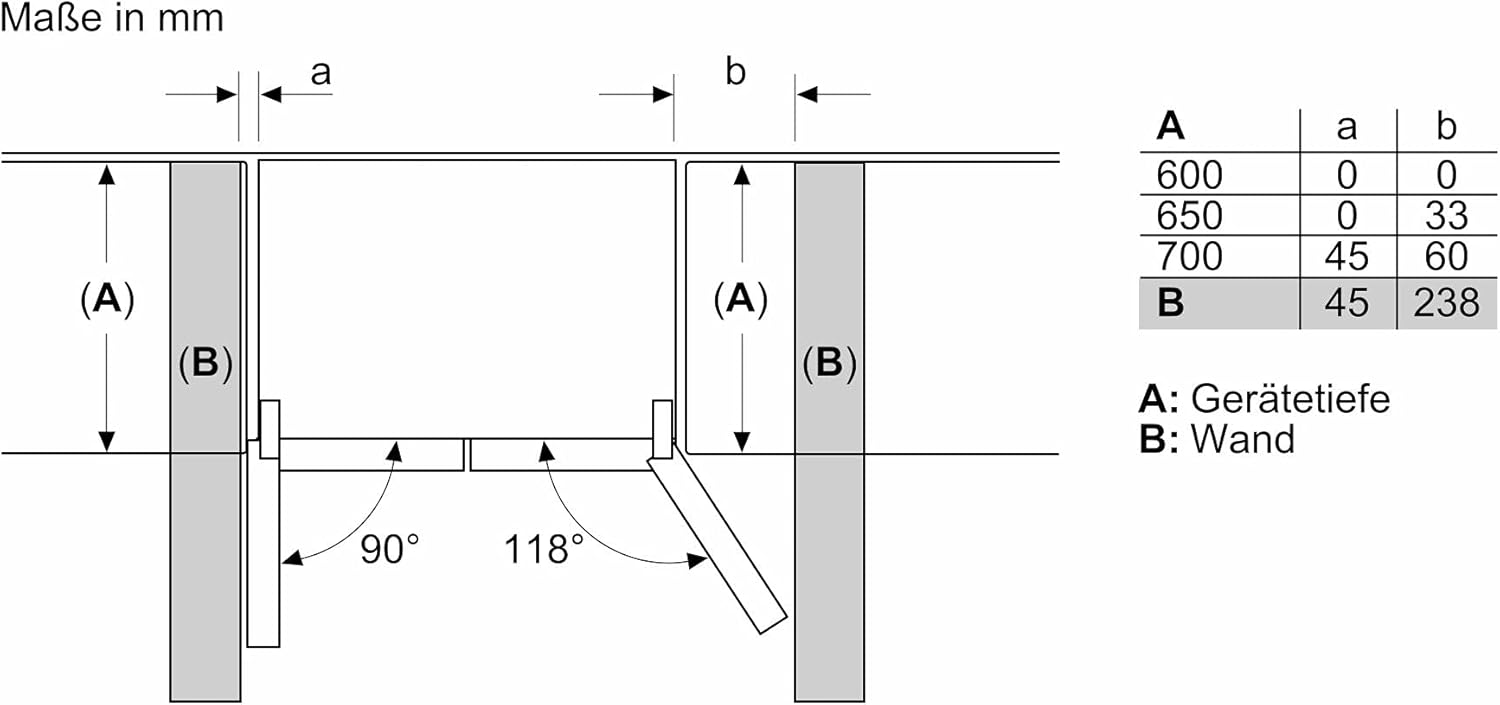 Frigorifero Multic дверный SIEMENS KF96NVPEA iQ300, 183 x 91 cm, 405 L di refrigerazione e 200 L di congelamento, hyperFresh per una freschezza più duratura, noFrost per non sbrinare mai più, superCooling per un raffreddamento più rapido