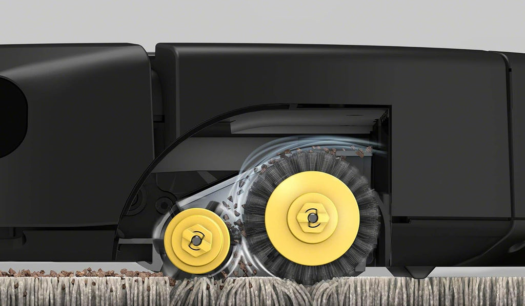 Robot aspirapolvere e lavapavimenti iRobot Roomba Combo Essential (Y0112), potente aspirazione e lavaggio, sistema di pulizia a 4 fasi, 3 livelli di aspirazione, pulizia Spot, controllabile tramite app, pulsanti o voce, Bianco