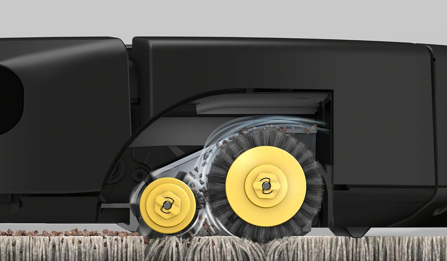 Robot aspirapolvere e lavapavimenti iRobot Roomba Combo Essential (Y0112), potente aspirazione e lavaggio, sistema di pulizia a 4 fasi, 3 livelli di aspirazione, pulizia Spot, controllabile tramite app, pulsanti o voce, Bianco