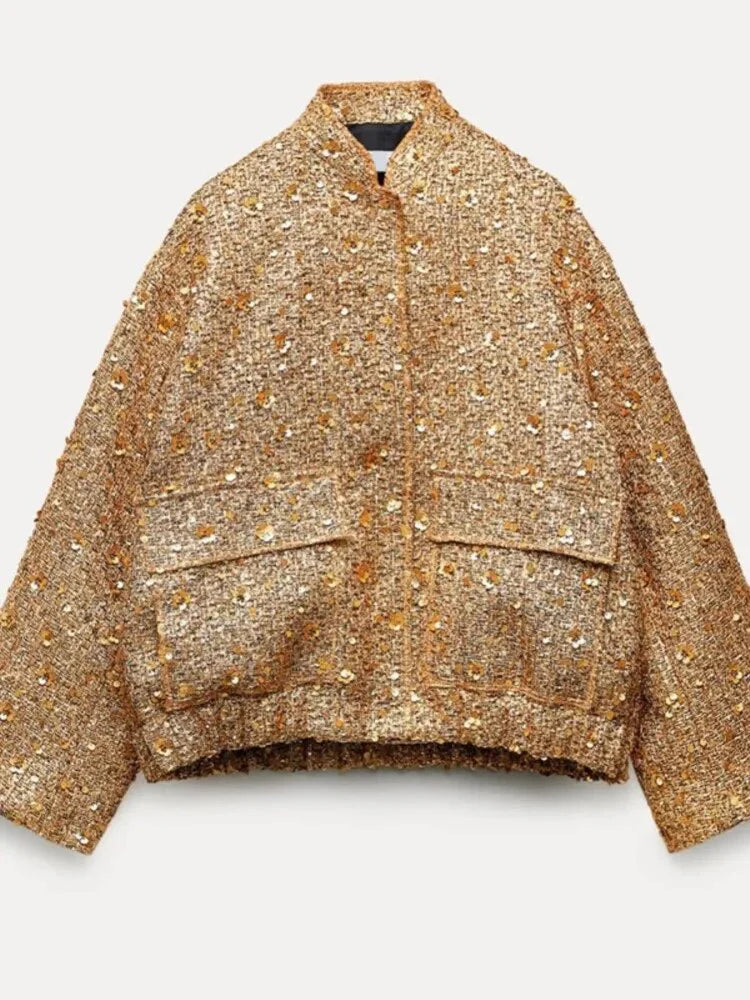 Lozenda - Giacca glitterata alla moda