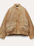 Lozenda - Giacca glitterata alla moda