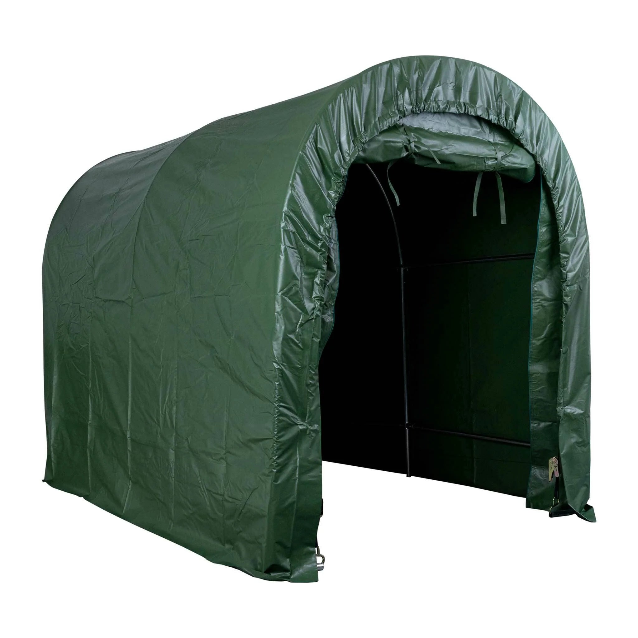 Fornorth Tenda di stoccaggio 1.6x2.4m, verde militare