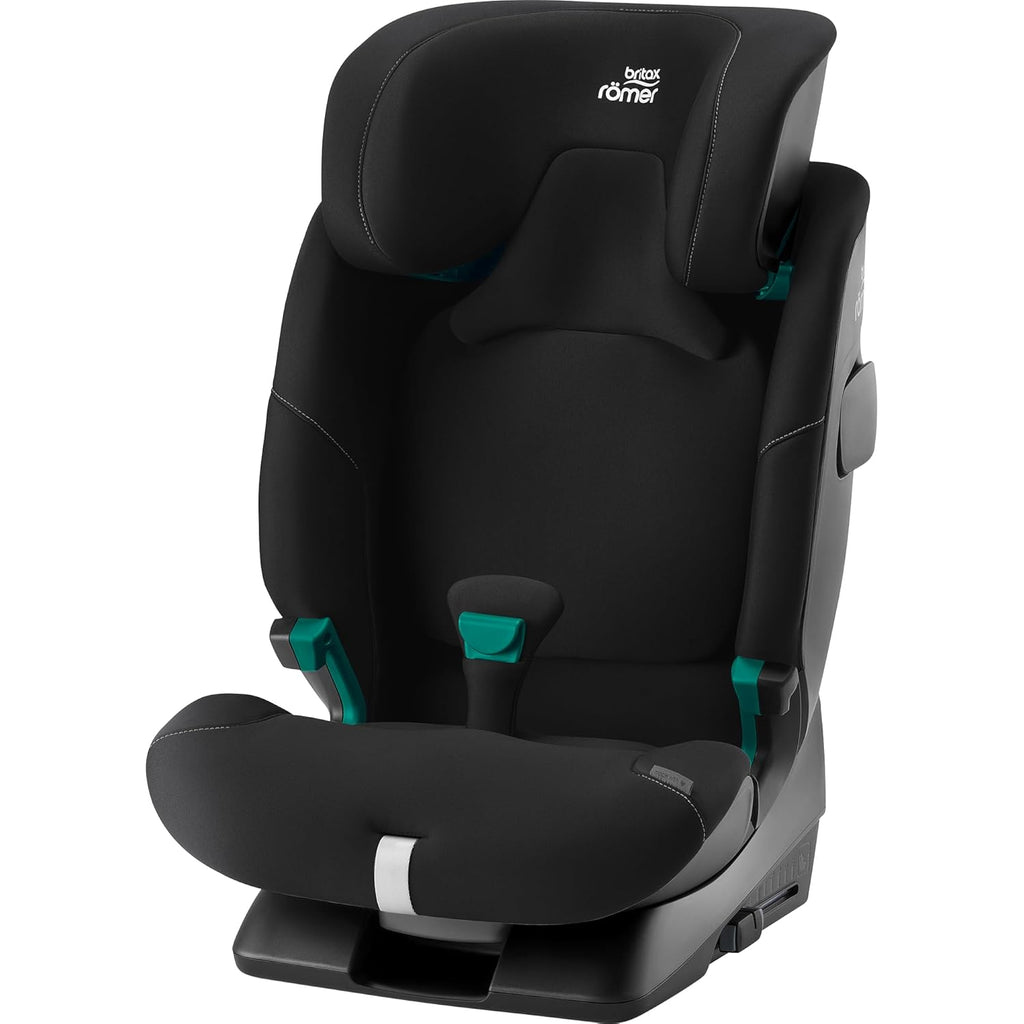 BRITAX RÖMER Seggiolino auto ADVANSAFIX 2 Z-LINE, per bambini da 76-150 cm (i-Size) con e senza ISOFIX, 15 mesi a 12 anni, Space Black