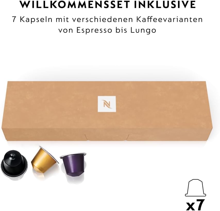 Nespresso De'Longhi EN267.BAE Citiz Macchina da Caffè con Montalatte, Funzione di Risparmio Energetico, 1710W, 1 Litro, 37.2 x 21.8 x 27.7 cm, Nero