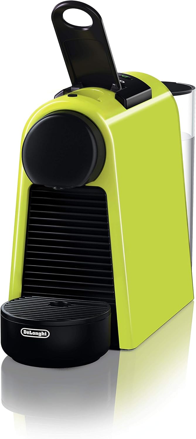 Nespresso De'Longhi EN 85.B Essenza Mini Macchina da Caffè a Capsule,Welcome Set con Capsule Assortite in Diversi Gusti,Pressione Pompa 19 bar,Design Salvaspazio,1370W,0.6 L,32.5 x 11 x 20.5 cm,Nero