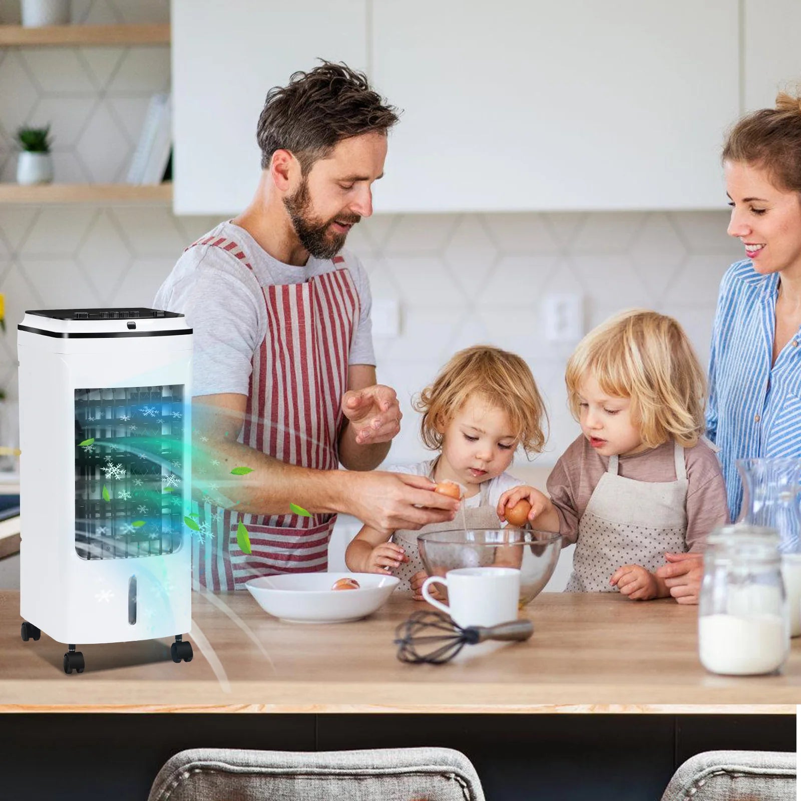 Sonnewelt Ventilatore Mobile per Aria Condizionata 4 in 1