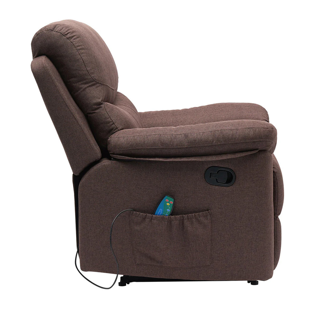 Poltrona massaggiante Lykke, marrone
