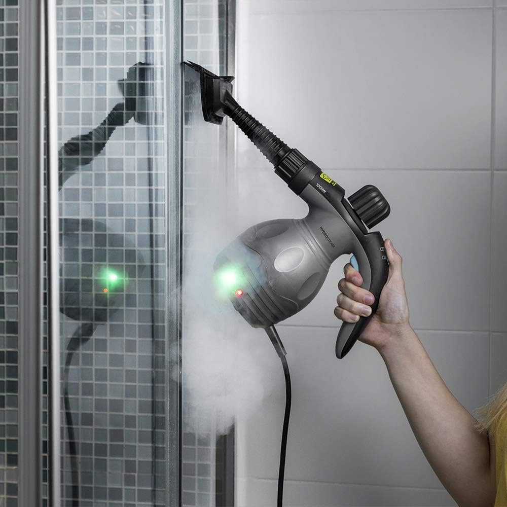 Cecotec Dampfreiniger HydroSteam 2030 Active, 2000 W, Tankvolumen 750 ml, 4 bar Druck, 35 g/min Dampfleistung, Aktionsradius bis zu 6 Meter, Inklusive 12 Zubehrteile