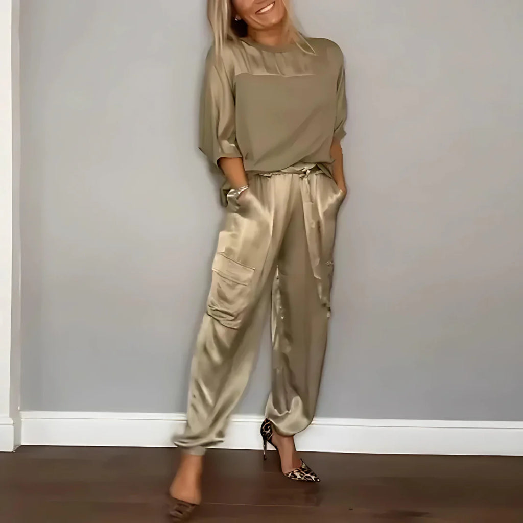 Set di lusso in satin di seta
