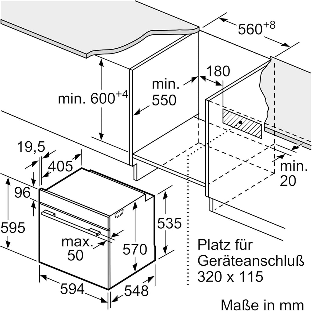 NEFF EDX442, Set composto da E1ECD0AN0, N 30, Forno da incasso con CircoTherm, 60 x 60 cm, Acciaio inossidabile e M13R42N2, N 50, Piano cottura elettrico controllato dal forno, 60 cm, Nero, con cornice a filo