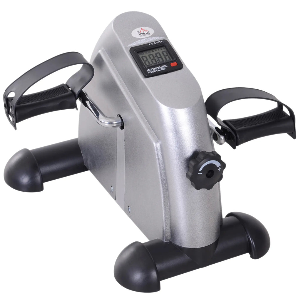 HOMCOM Mini Bike Pedaltrainer Heimtrainer LCD-Display verstellbar