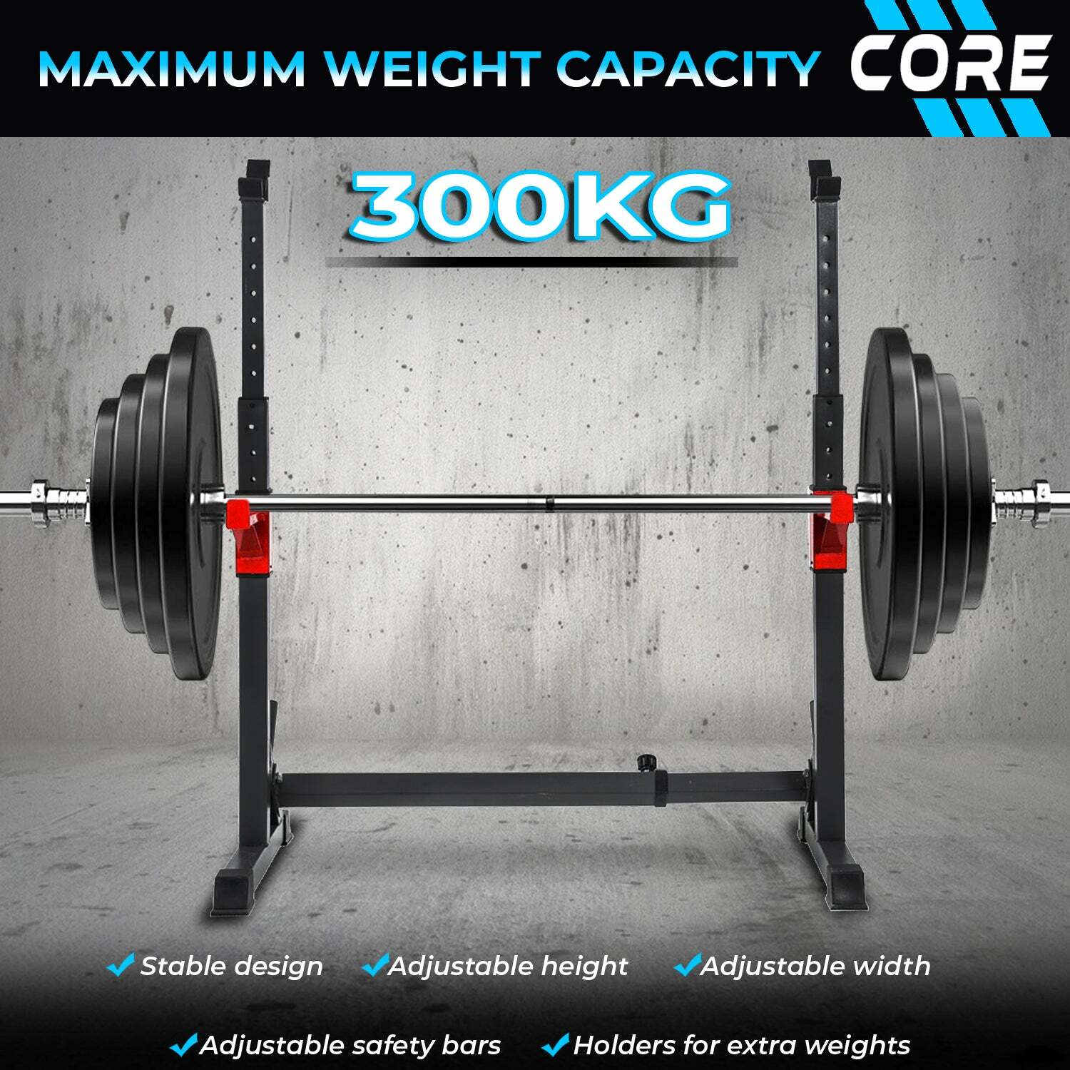 Mezzo Rack per Squat Core 107X60X150 cm