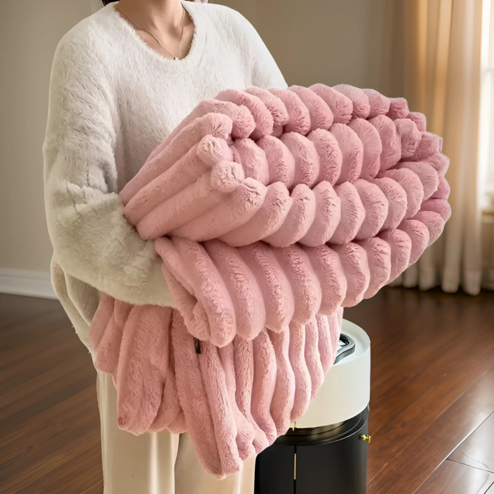 CozyBlanket - Luxurise Plüsch-Fleece-Decke für das Sofa - weiche, warme und kuschelige Decke für Sofa und Wohnzimmer