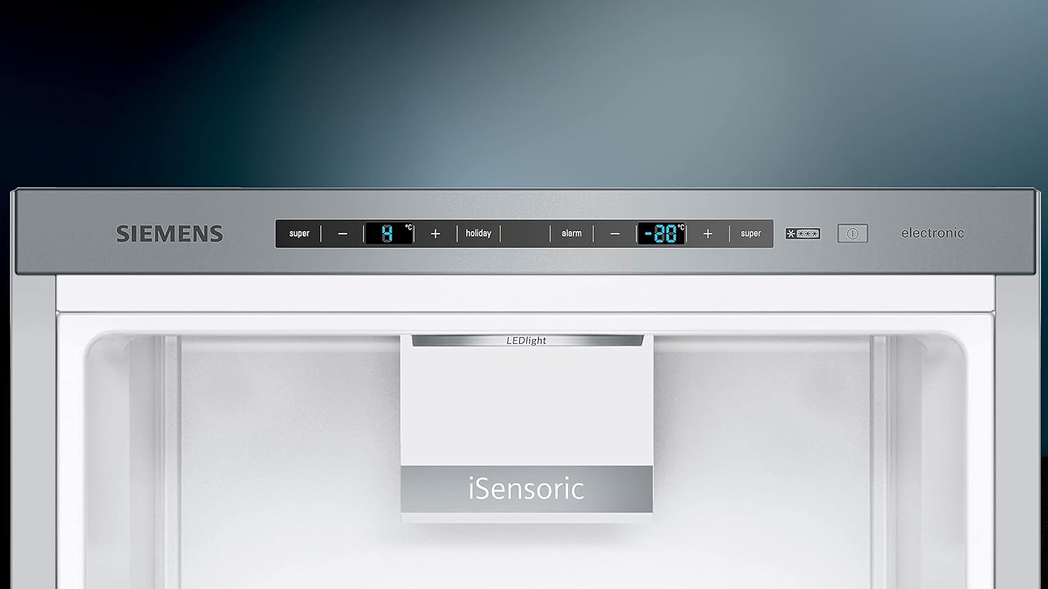 SIEMENS KG39EAICA iQ500 Frigorifero con congelatore, 201 x 60 cm, 249 L frigorifero + 94 L congelatore, LowFrost sbrinamento meno frequente, illuminazione a LED uniforme, BigBox spazio per alimenti congelati di grandi dimensioni