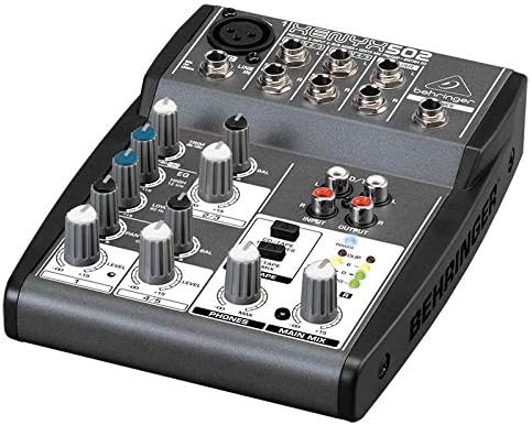 Behringer XENYX 1204USB Mixer premium a 12 ingressi 2/2-Bus con preamplificatori microfonici XENYX e compressori, EQ "britannico" e interfaccia USB/Audio