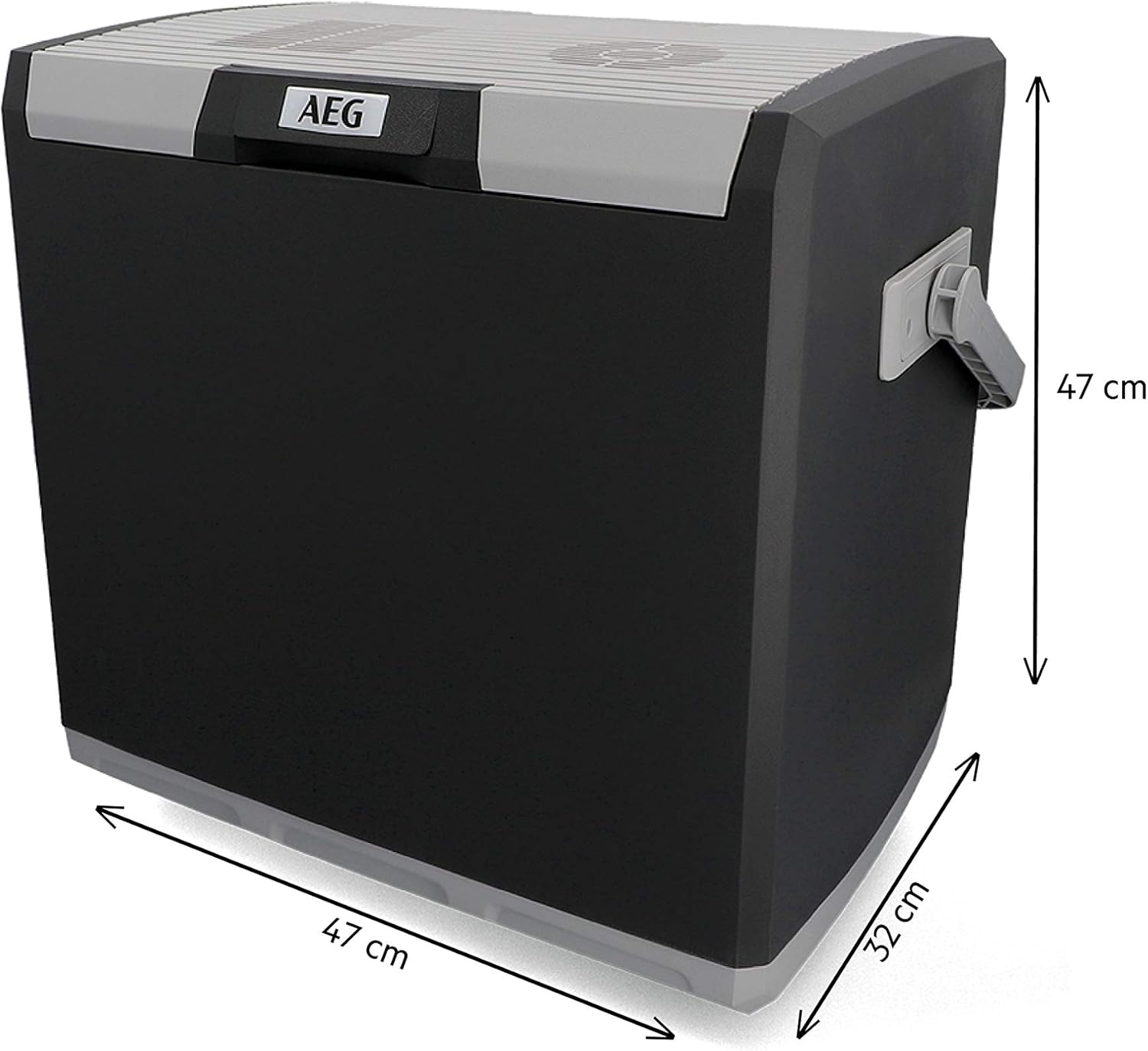 AEG Automotive Borsa frigo termoelettrica KK 28 litri, 12/230 Volt per auto e presa, nero