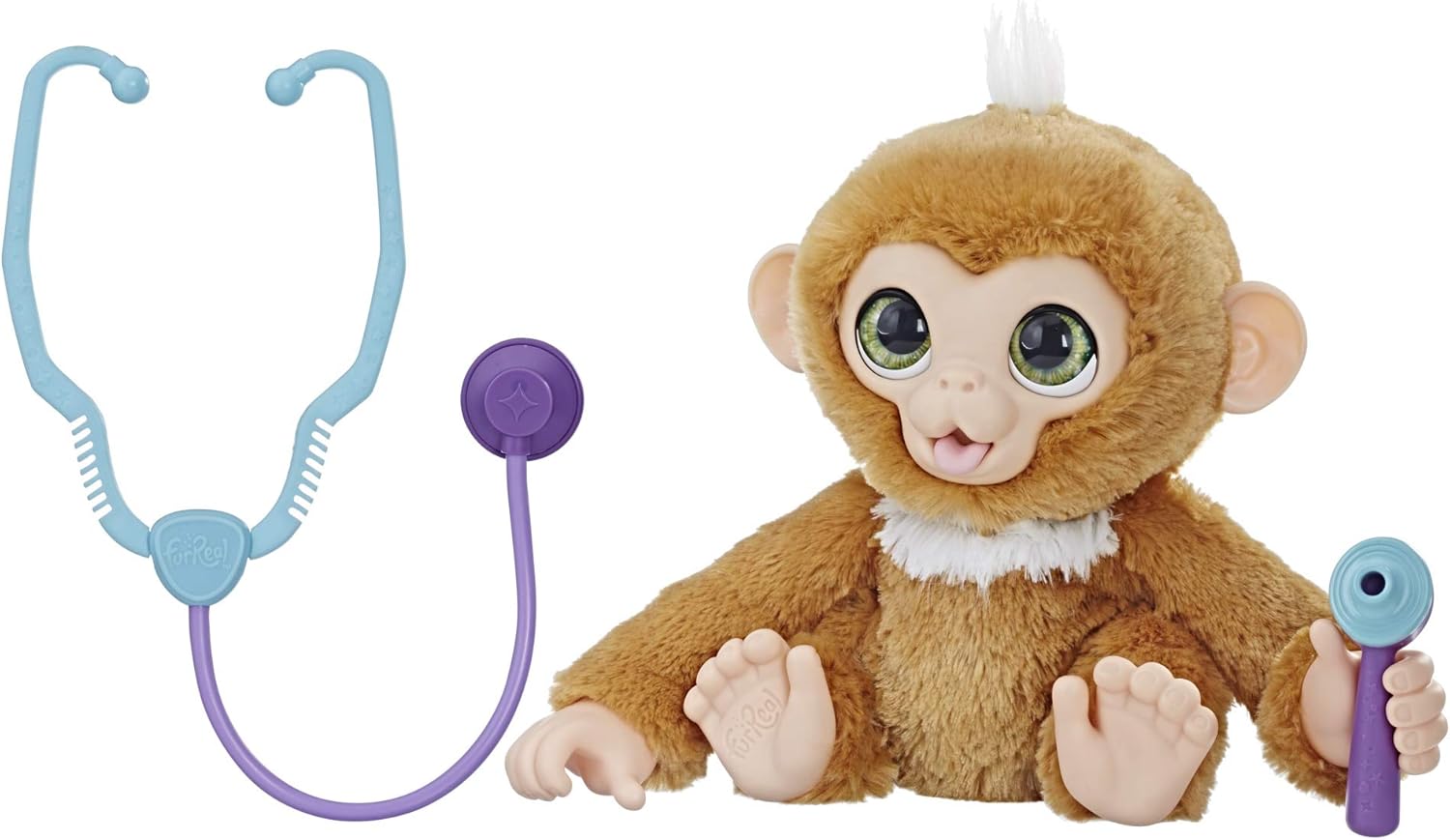 Hasbro FurReal E0367EU4 - Zandi il Piccolo Paziente, peluche interattivo