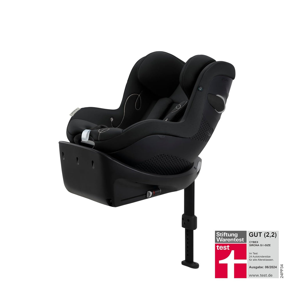 Seggiolino auto CYBEX Gold Sirona Gi i-Size Plus con base, Da 3 mesi a 4 anni circa (Dalla nascita con inserto per neonati), Max. 20 kg, 61-105 cm (Da 40 cm con inserto per neonati), Stormy Blue