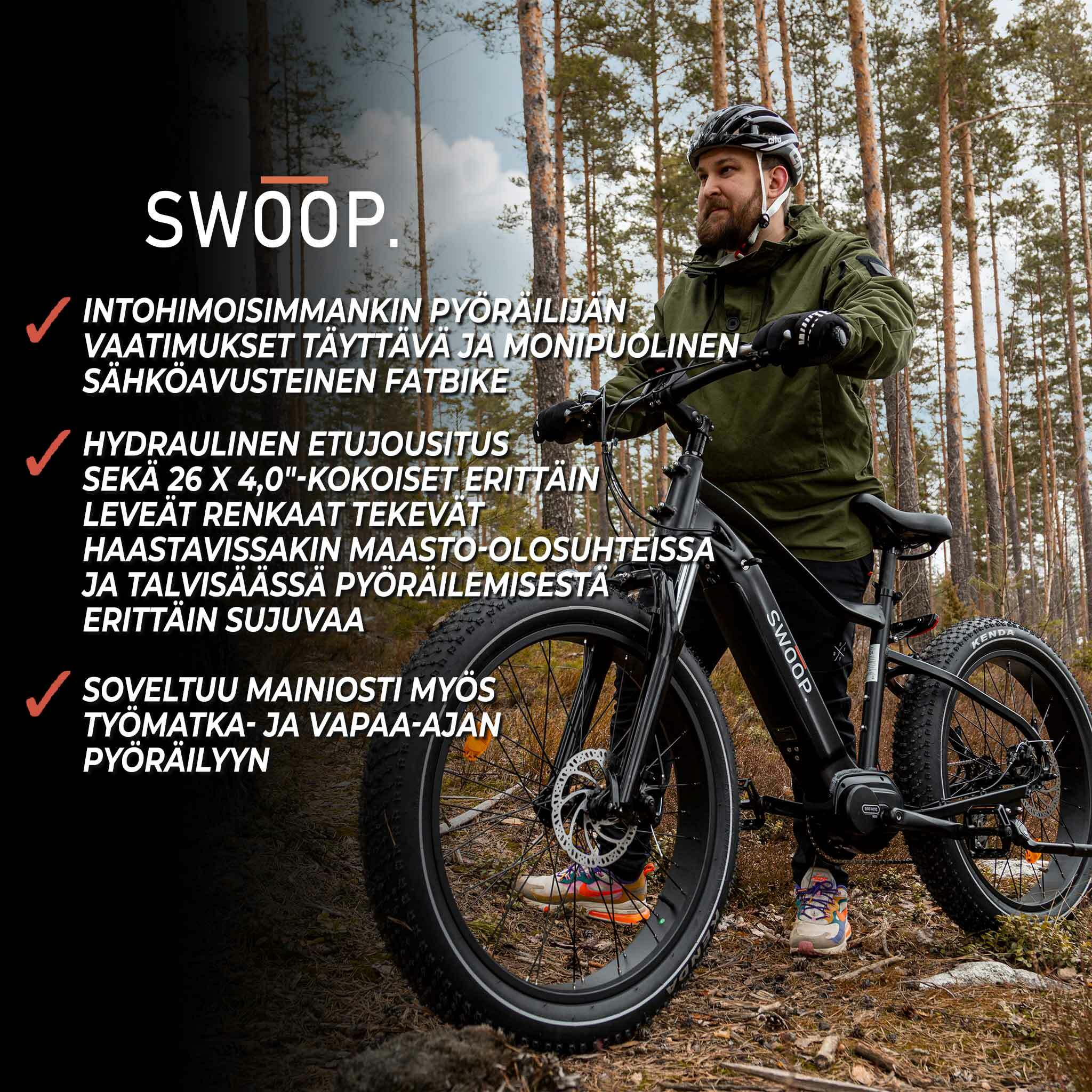 Swoop E-Fatbike Attacker, 26