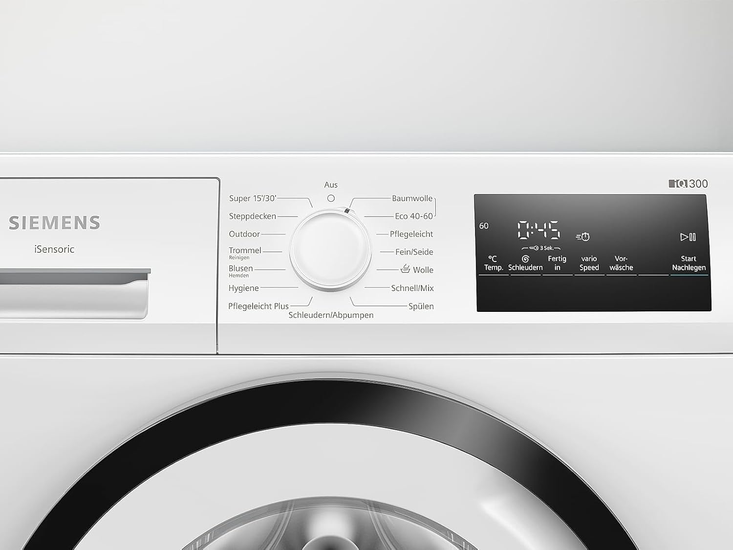Siemens WG54G106EM iQ500, Waschmaschine 10kg, 1400 U/min, Antiflecken-System, varioSpeed für schneller saubere Wsche, Nachlegefunktion, wscheschonend, LED-Display, aquaStop, Amazon Exclusive Edition