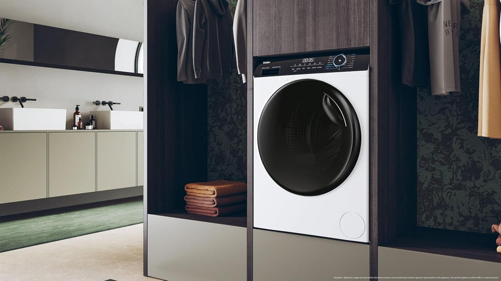 Lavasciuga Haier I-PRO SERIE 7 HWD80-B14979 / 8 kg Lavaggio / 5 kg Asciugatura / Motore Direct Motion - estremamente silenzioso / Cesto XL / Programma vapore I-Refresh / Protezione completa dall'acqua