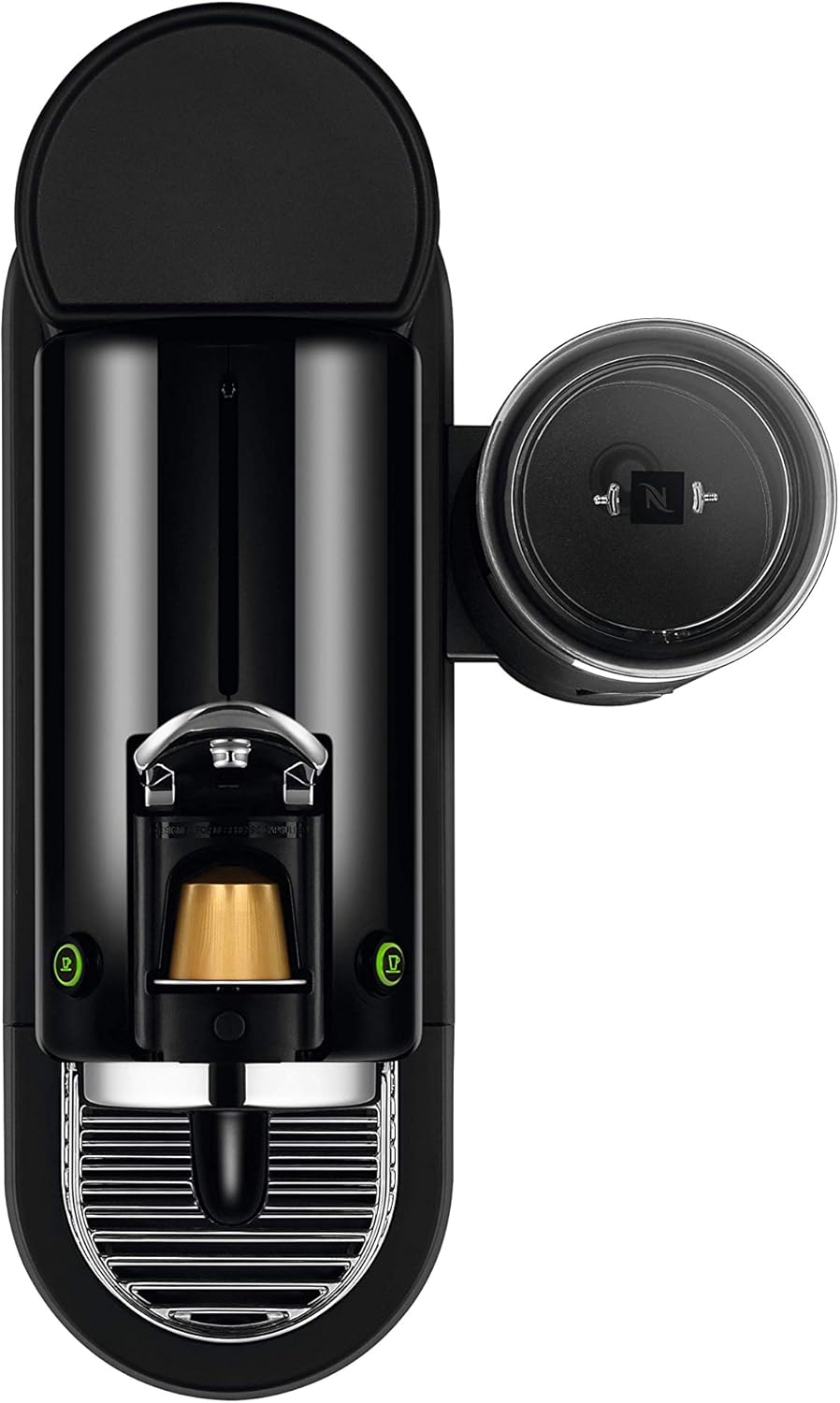Nespresso De'Longhi EN267.BAE Citiz Macchina da Caffè con Montalatte, Funzione di Risparmio Energetico, 1710W, 1 Litro, 37.2 x 21.8 x 27.7 cm, Nero