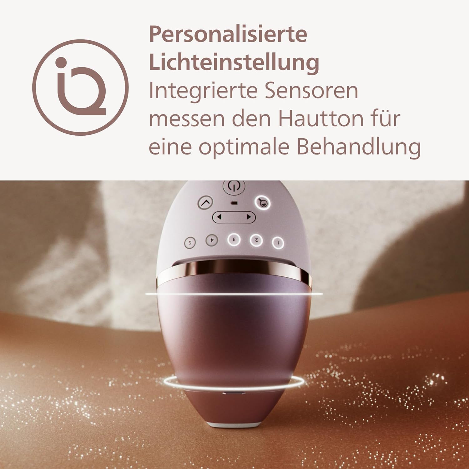 Philips Lumea IPL Serie 9000 – Epilatore a luce pulsata con tecnologia SenseIQ, 3 accessori per corpo, viso e zone di precisione, senza fili (modello BRI955/00)