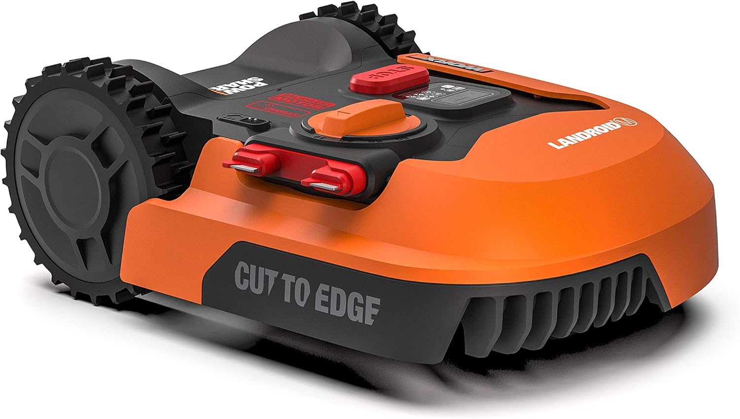 WORX Landroid M WR141E Robot tosaerba/Rasaerba a batteria per piccoli giardini fino a 500 mq/Rasaerba semovente per un taglio netto, Multicolore