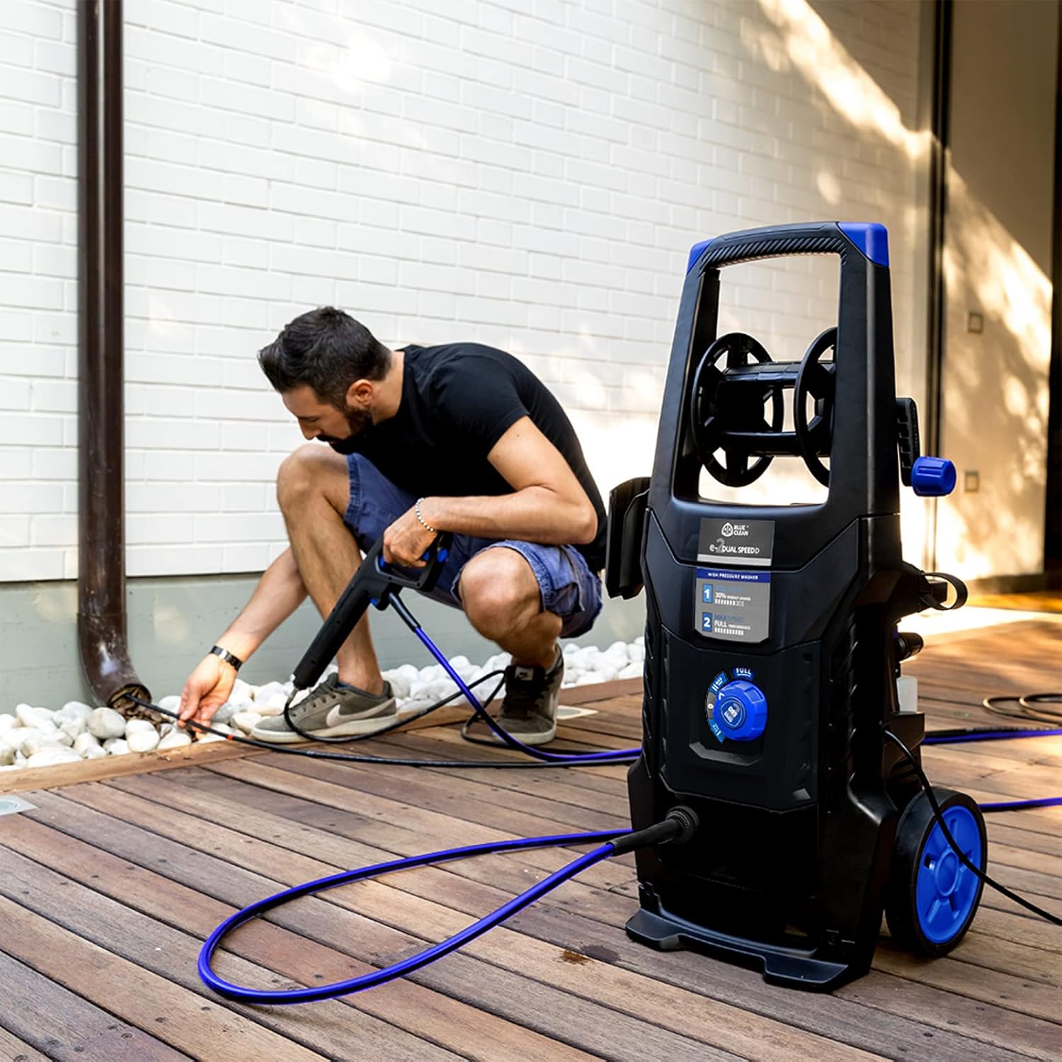 Idropulitrice AR Blue Clean e-4 TWINFLOW con sistema Dualtech (2500 W, 150 bar, 810 l/h)