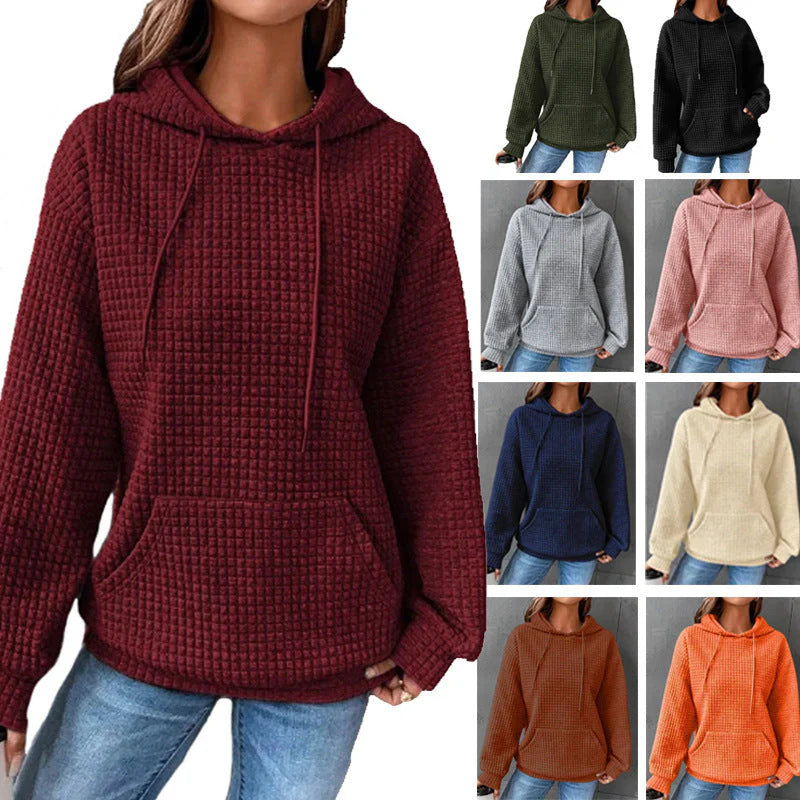 Felpa con cappuccio della collezione stagionale da donna