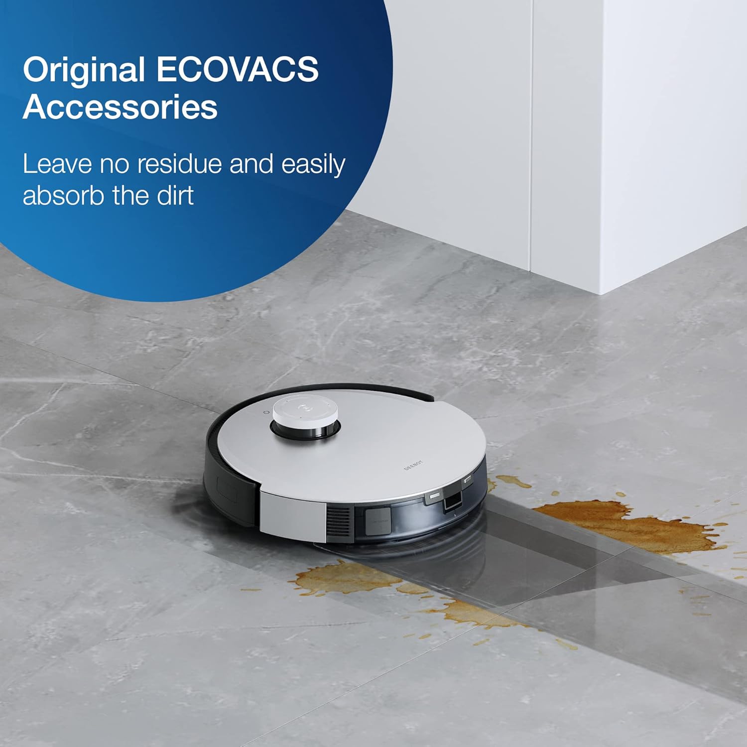 ECOVACS Goat GX-600 Robot rasaerba senza filo perimetrale per prati fino a 600m² (Press & Mow, prevenzione ostacoli AIVI 3D, pianificazione logica del percorso, pendenza del 40%, Video Manager, lame flottanti)