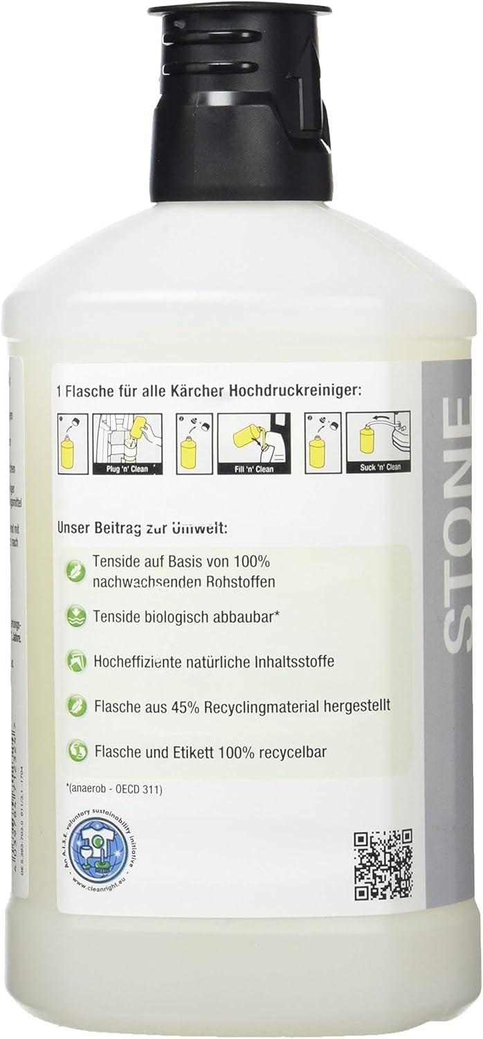 Kärcher T-Racer T 7 Plus detergente per superfici (protezione dagli spruzzi d'acqua, per grandi superfici, due ugelli a getto piatto, impugnatura per lavorare in verticale, ugello di potenza, ugello di risciacquo)