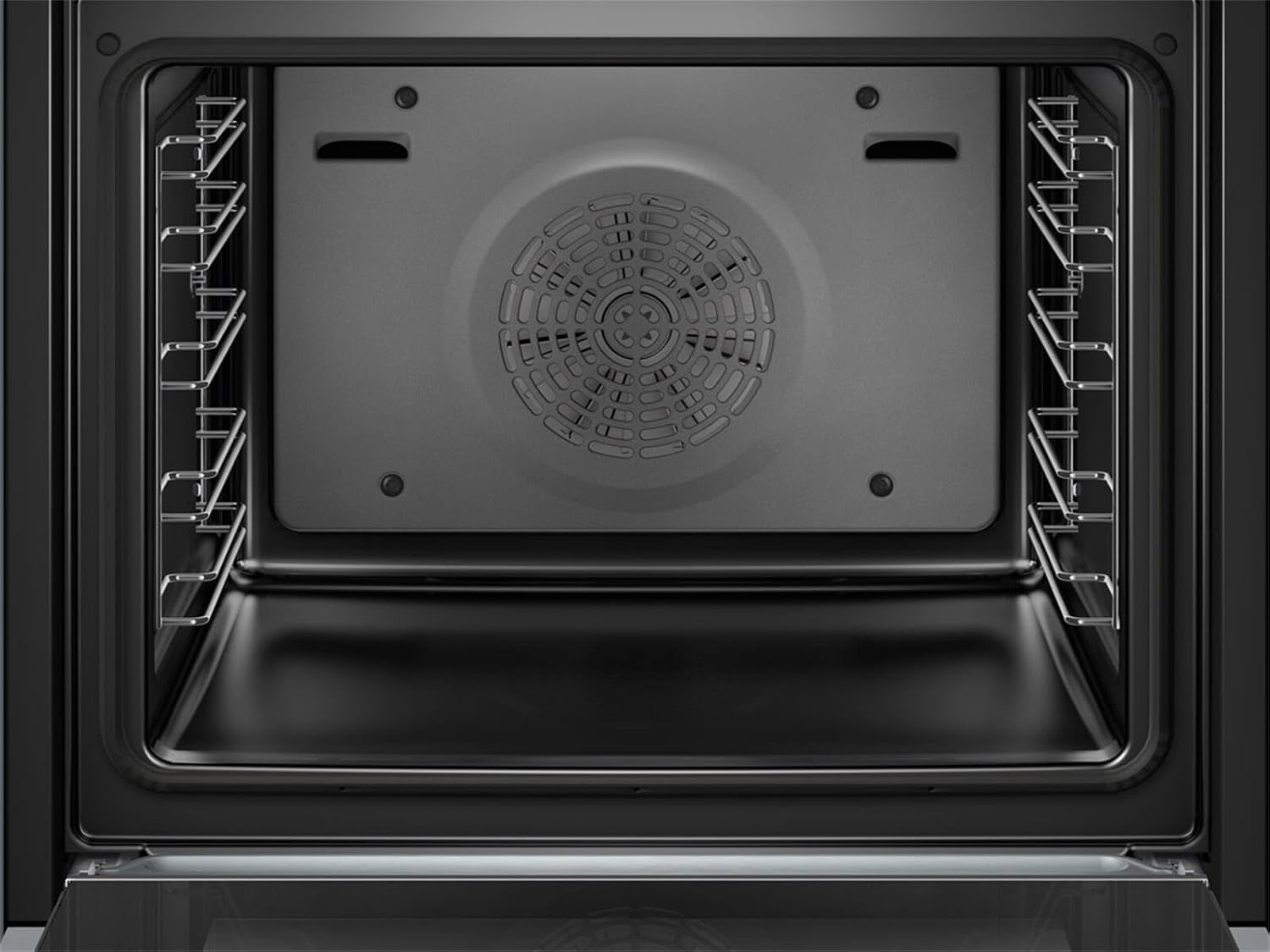 Bosch HMG7361B1, Serie 8 Forno da incasso intelligente con funzione microonde, 60 x 60 cm, Made in Germany, Nero, Air Fry, Anello di controllo digitale, Display touch, Programmi automatici, Supporto per la pulizia