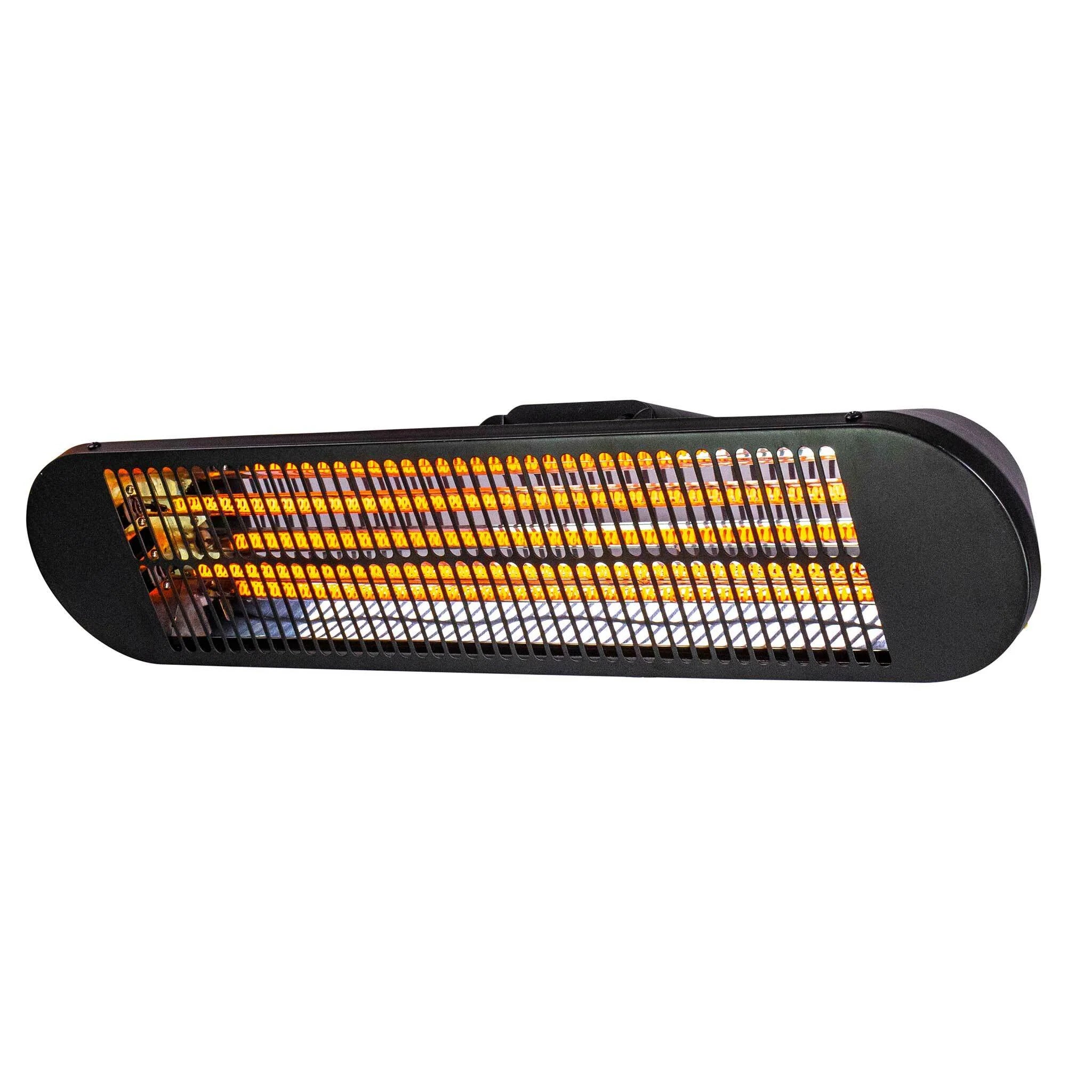 Fornorth Heizstrahler Wall Heater Premium 2000W fernbedienung, schwarz