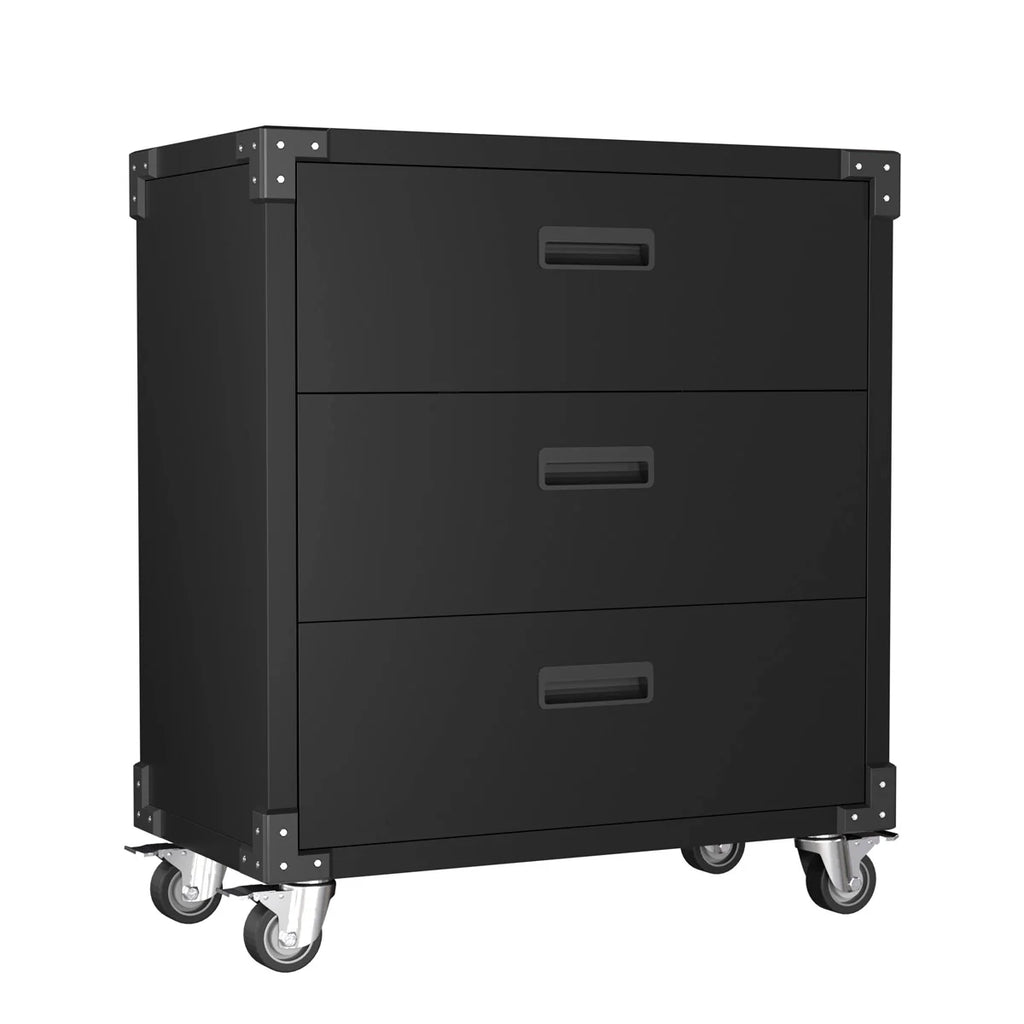 Carrello portautensili Fornorth 90x80x42cm con tre cassetti
