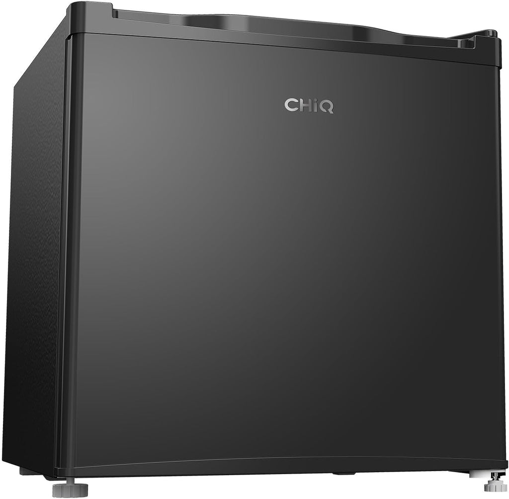 CHIQ Mini Bar Fridge 46 L, Mini Fridge, 49.6 x 47.4 x 44.7 cm (H x W x D), E Energy Consumption 80 kWh per Year, Very Quiet 39 dB
