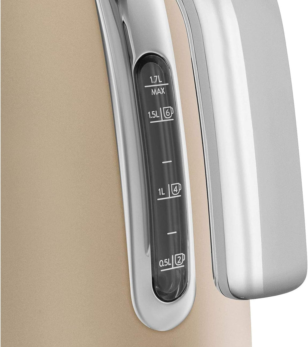 Smeg, 2x2 TSF01CREU - Tostapane, 2 scomparti per 2 fette, 6 livelli di doratura, funzione riscaldamento, funzione scongelamento e bagel, vassoio raccoglibriciole, 950W, Crema