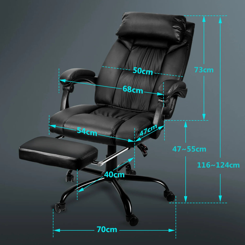 Sonnewelt Sedia girevole regolabile in altezza Sedia da ufficio girevole a 360°