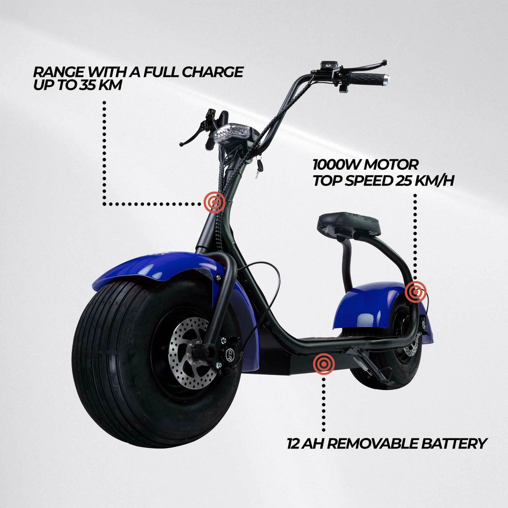 Monopattino elettrico Swoop Cruiser blu N2