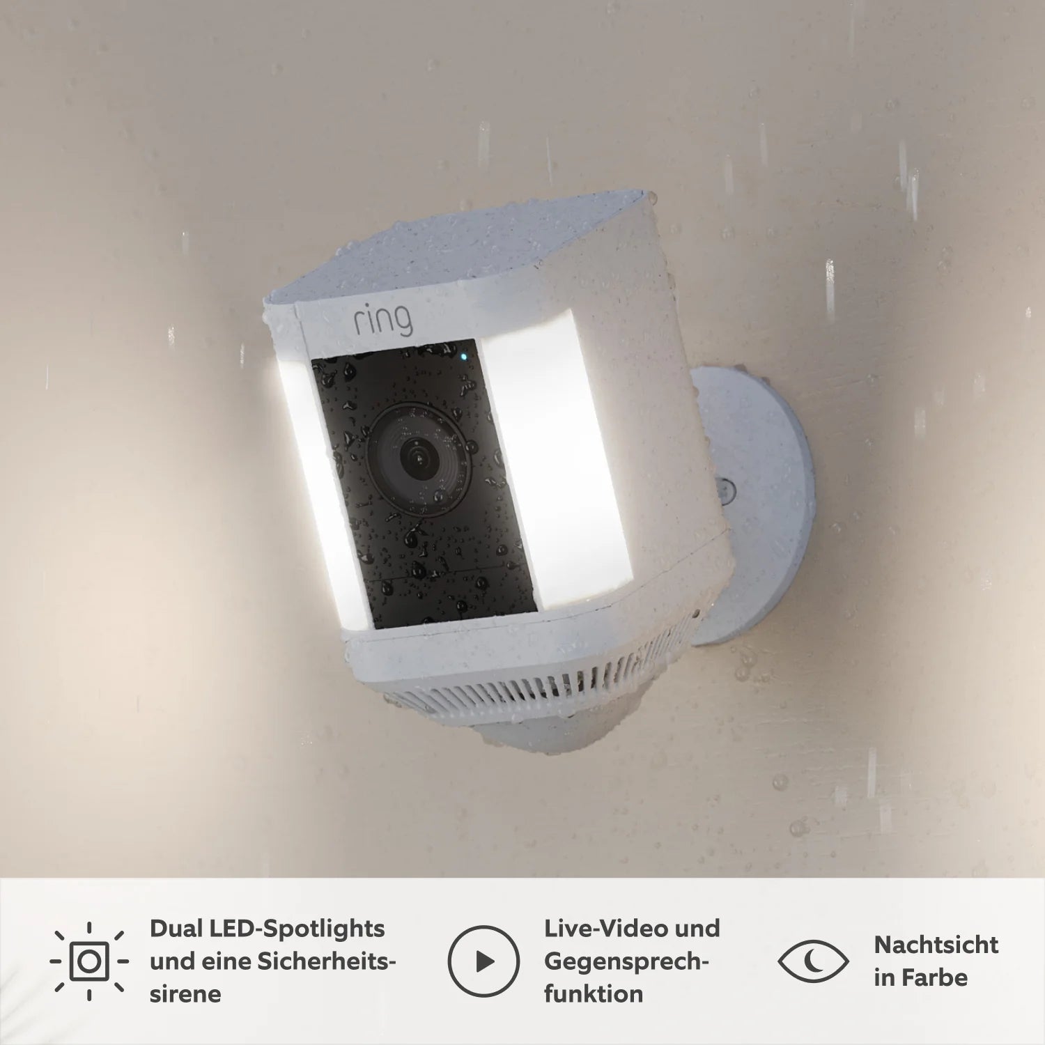 Riflettore Cam Plus a batteria, confezione da 4