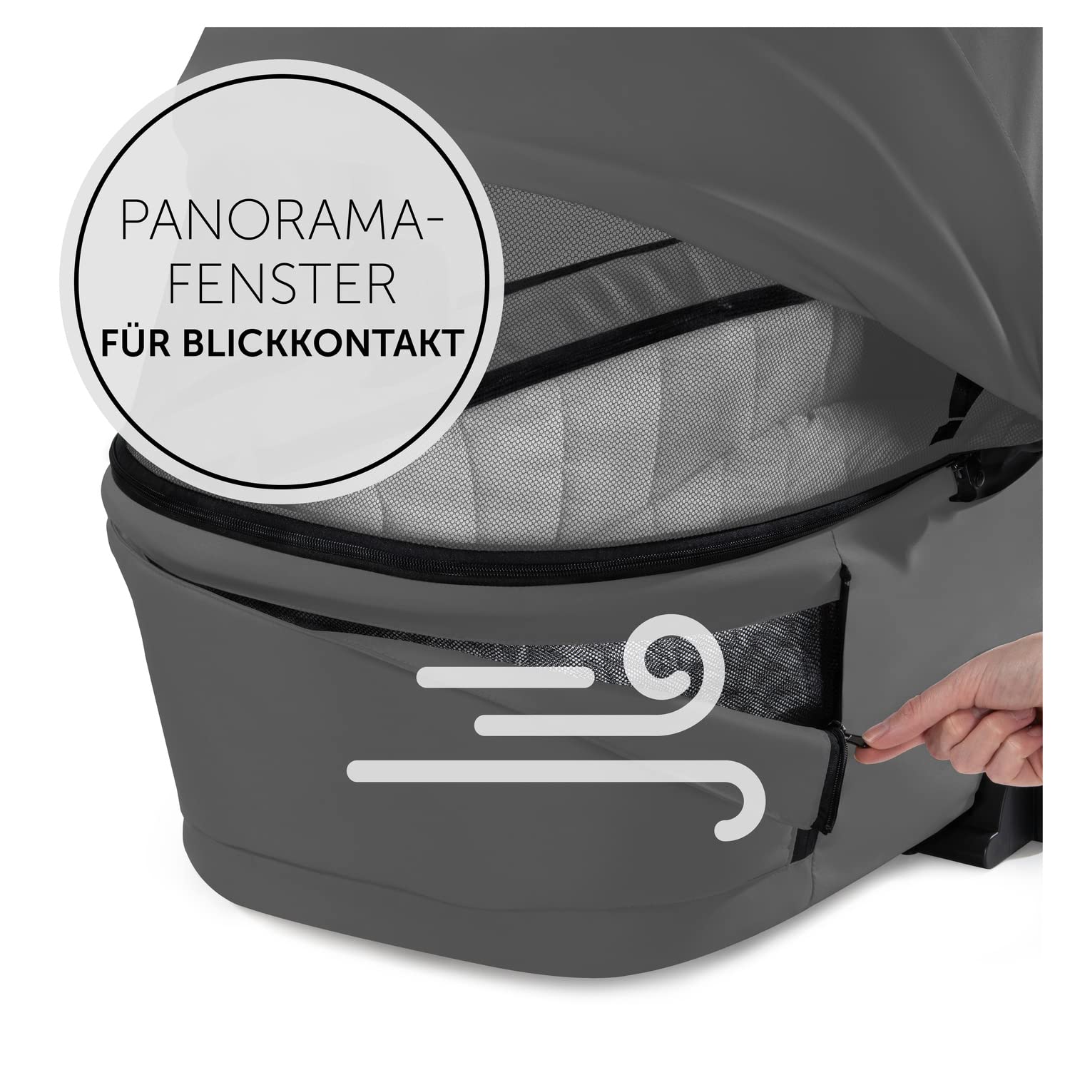 hauck Kinderwagen mit Beindecke Walk N Care ab Geburt bis 22 kg mit Liegefunktion, Becherhalter, Sitz Wendbar & Höhenverstellbar, Gummireifen, Teleskopgriff, UPF 50+, Zusammenklappbar (Dark Navy Blue9