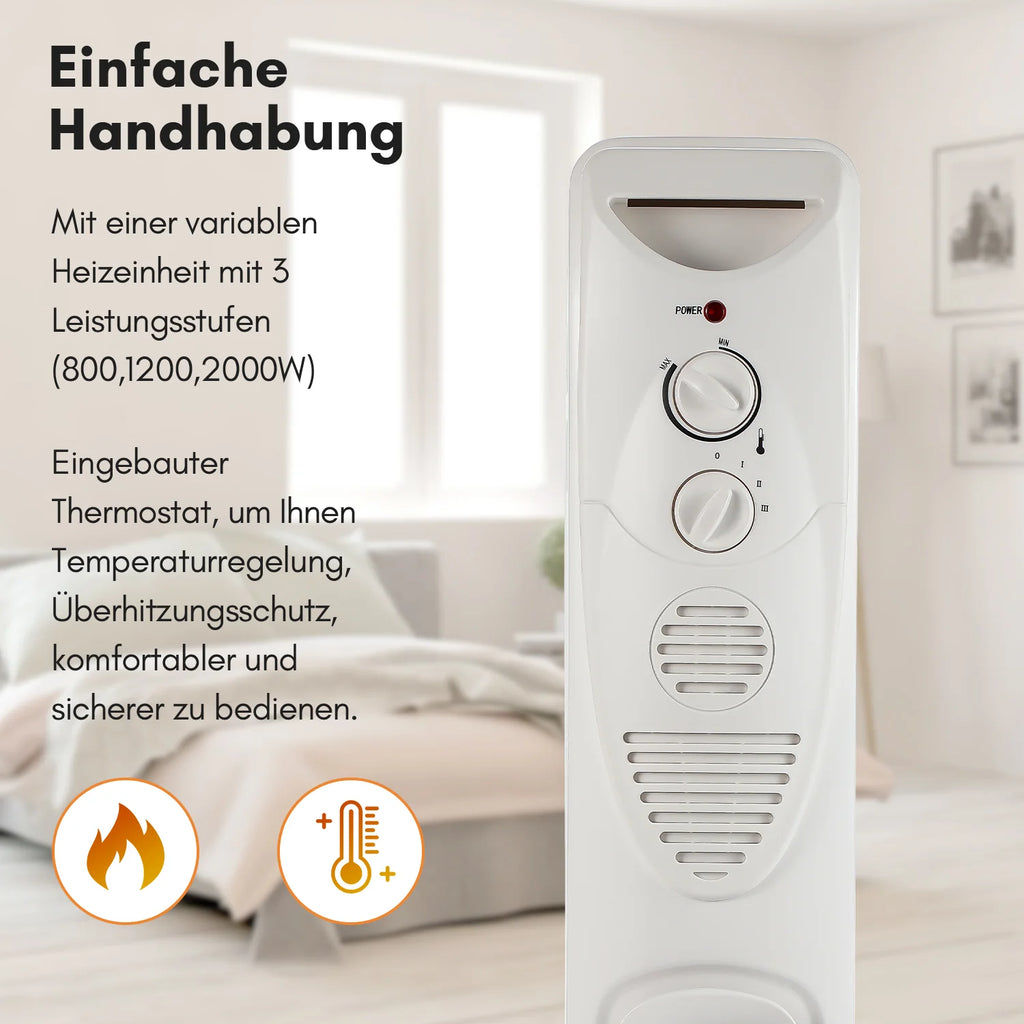 Sonnewelt lradiator 2000W Elektro Heizkrper